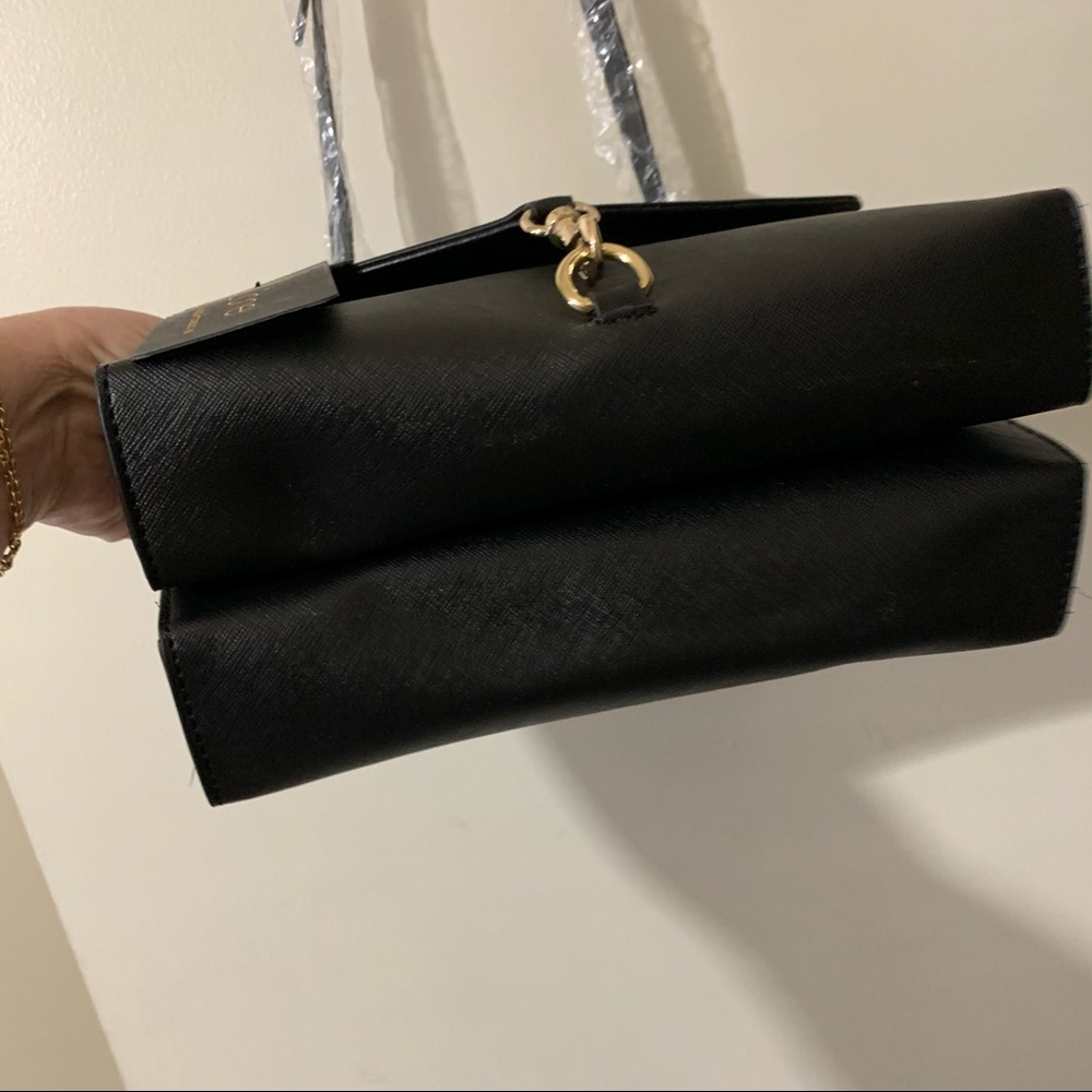 Lionel Brittany Black Vegan Leather Crossbody/Bag - Picture 5 of 15